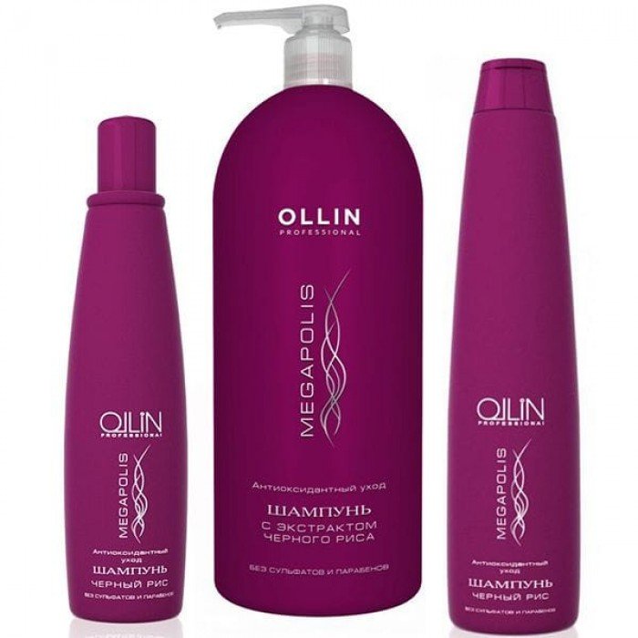 OLLIN Professional shampun Megapolis CHernyj ris