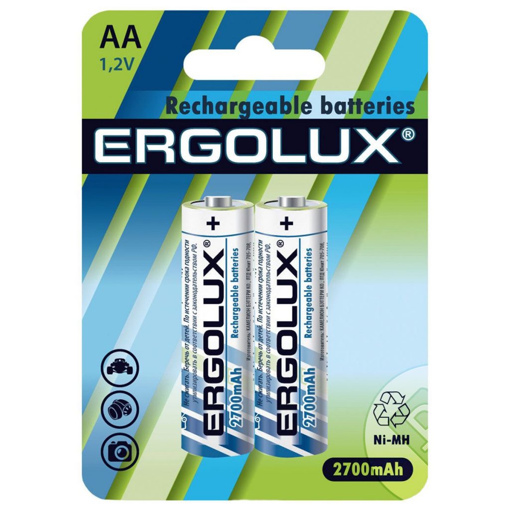 Ergolux Rechargeable batteries AA