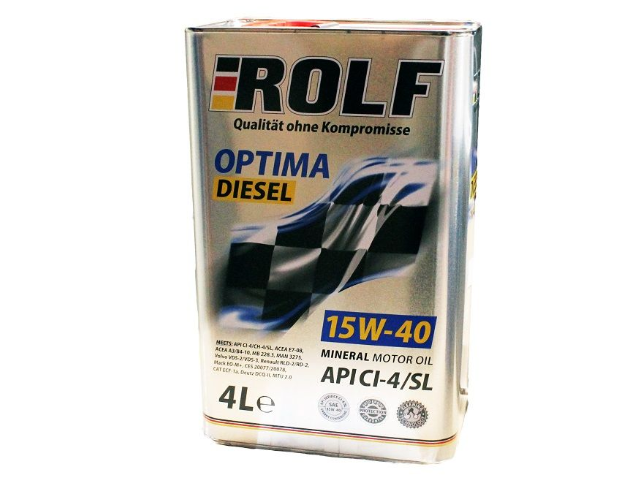 ROLF Optima Diesel 15W-40 CI-4/SL 4 л