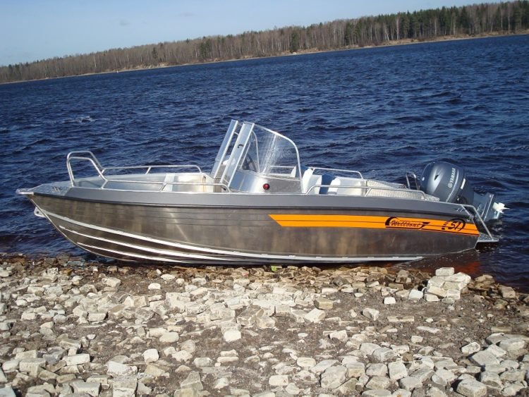 Алюминиевые лодки под румпельный мотор