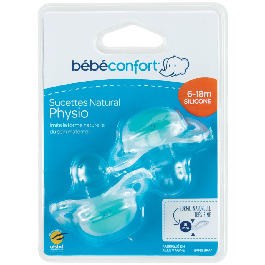 Bebe confort Natural Physio 6–18 м (2 шт.)